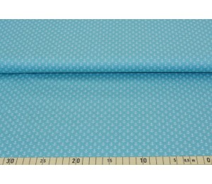 Baumwolle - Anker hellblau weiß